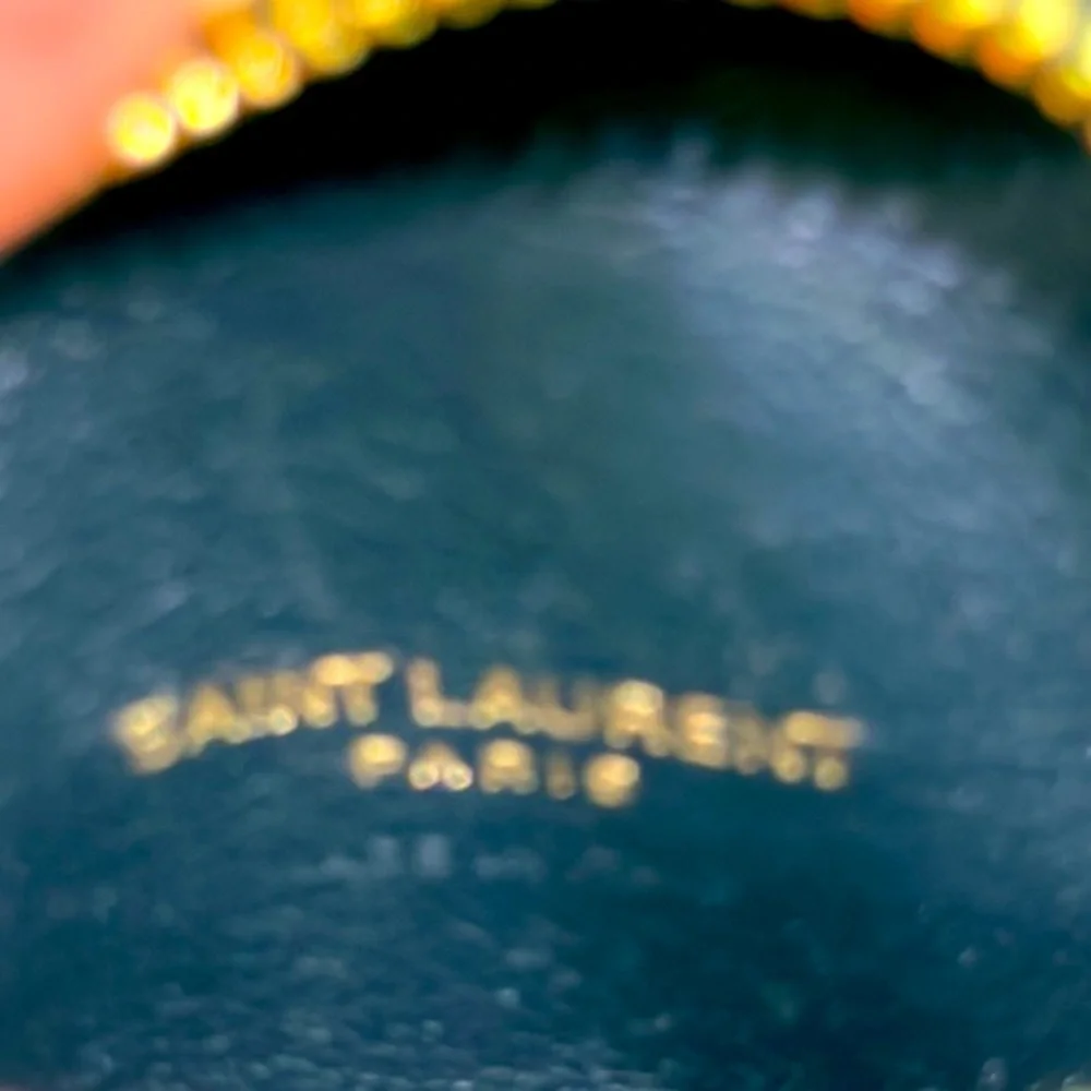 YSL SAINT LAURENT leather little bag‎ authentic 100%